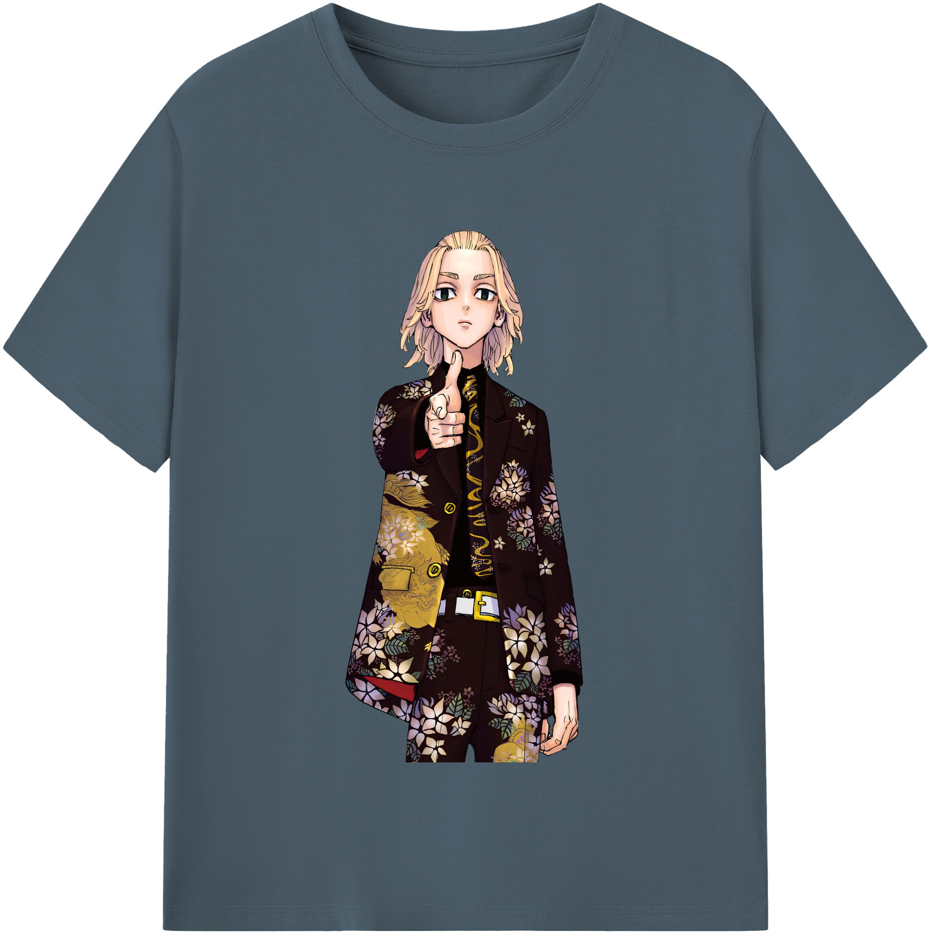 （画像用） 東京リベンジャーズ Tokyo Revengers 綿100％半袖Tシャツ（フロントプリント）